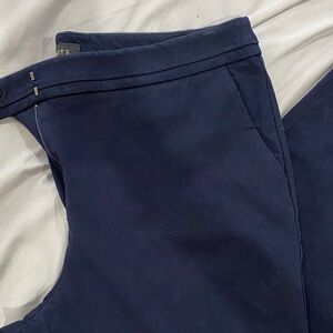 Talbots Women's Navy Straight Leg Pants